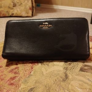 Coach black wallet